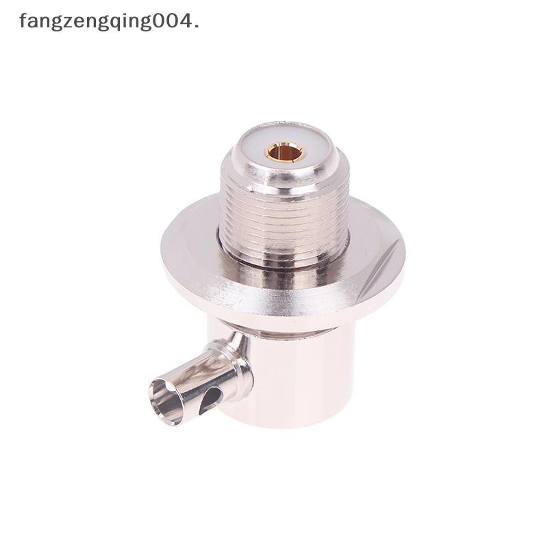 F4TH 1pcs Connector UHF SO239 หญิง Ja Nut Bulkhead Crimp RG58 RG142 LMR195 มุมขวา RF Coaxial Wire Te