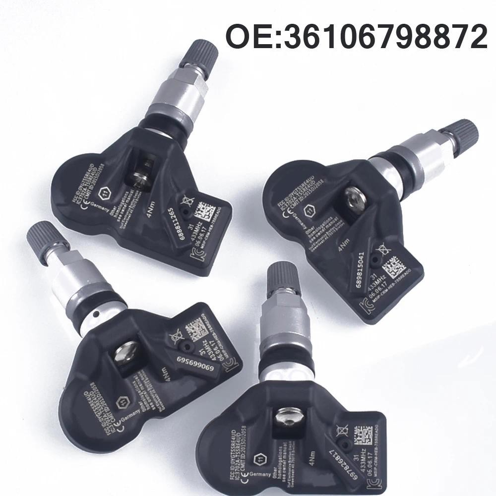 4 PCS รถ tpms ความดันยาง/Warning System Sensor สําหรับ BMW F07 F10 F11F12 F13 สําหรับ BMW 5 520i 525