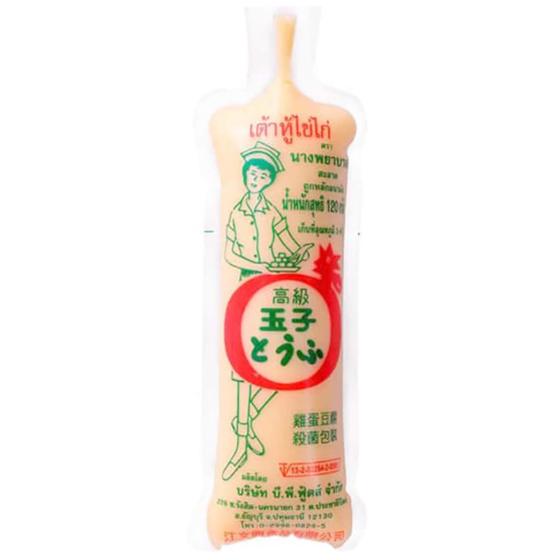 นางพยาบาลเต้าหู้หลอดไข่ไก่ 120กรัม Nurse Egg Tofu 120g. [หมายเลขบาร์โค้ด 8850721013115]