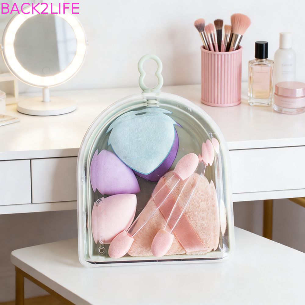 BACK2LIFE ชุดฟองน้ําแต่งหน้า 3 กล่อง, อายแชโดว์แบบแท่ง 8 in 1 Travel Cosmetic Puff, Gift Box Puff Po