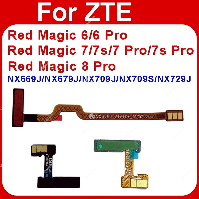 สําหรับ ZTE Red Magic 6 6 7 7S 8 Pro NX669J NX679J NX709J NX729J Virtual และ Real Touch Flex Cable S