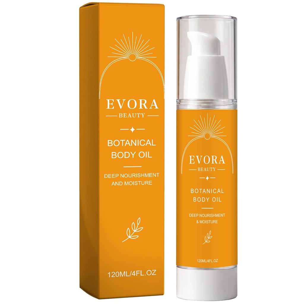 Evora Botanical Body Oil สําหรับเครป ปรับปรุงความยืดหยุ่น 120ML