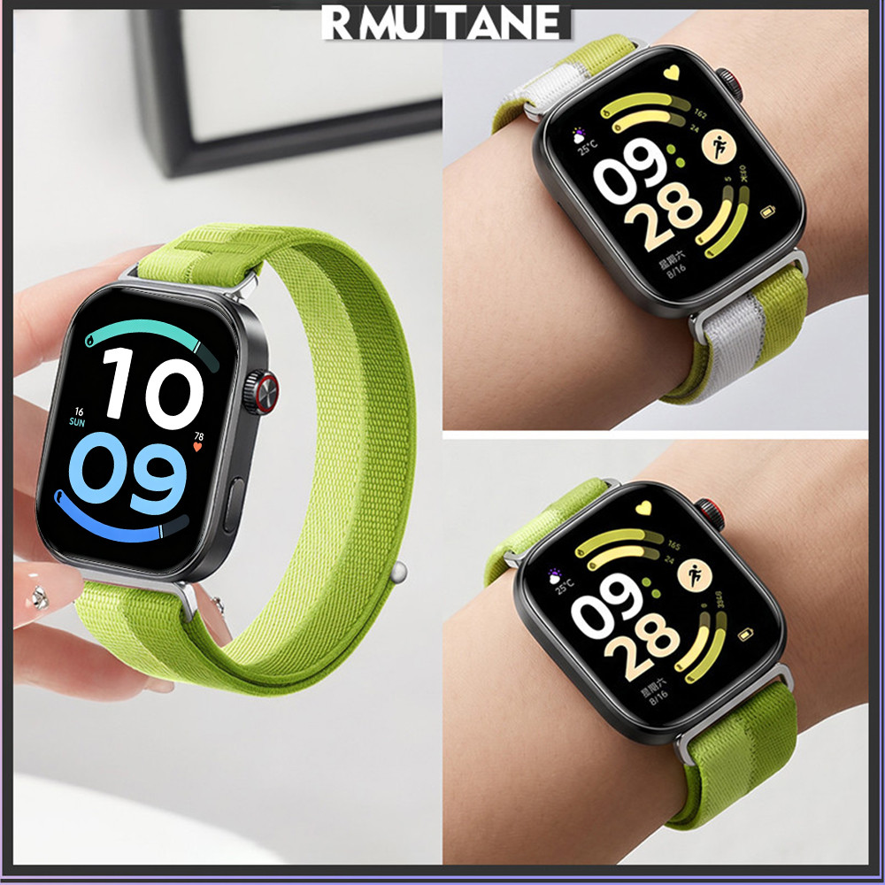 สายรัดข้อมือไนล่อนสำหรับนาฬิกา for Redmi Watch 6 Active/Lite/ 6 5 4 /Mi Band 10 9 8 Pro อุปกรณ์เสริมสายรัดข้อมือกีฬา