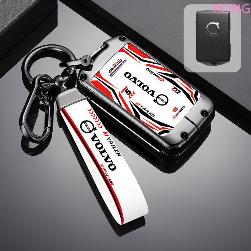 สังกะสีอัลลอยด์รถ Remote Key สําหรับ Volvo XC40 S90 XC90 XC60 V90 2017 2018 T5 T6 T8 Protector Fob อ