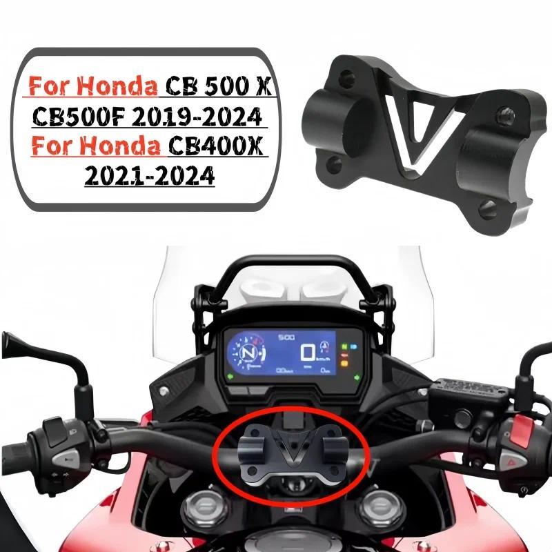 Handlebar Riser อะแดปเตอร์วงเล็บเพิ่มขึ้นบาร์ความสูง + 20 มม.สําหรับ Honda CB 500 X CB500X CB500F 20