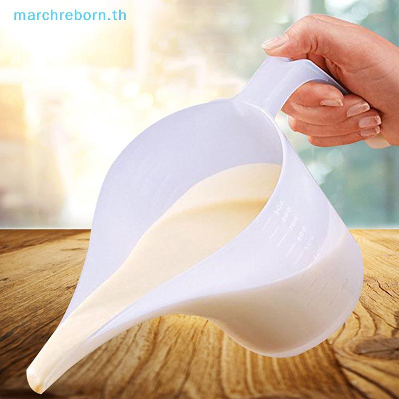 # Marchreborn.th # 1000ML Tip ปากเหยือกตวงพลาสติกถ้วยสําเร็จการศึกษาทําอาหารครัวเบเกอรี่เครื่องมือ.