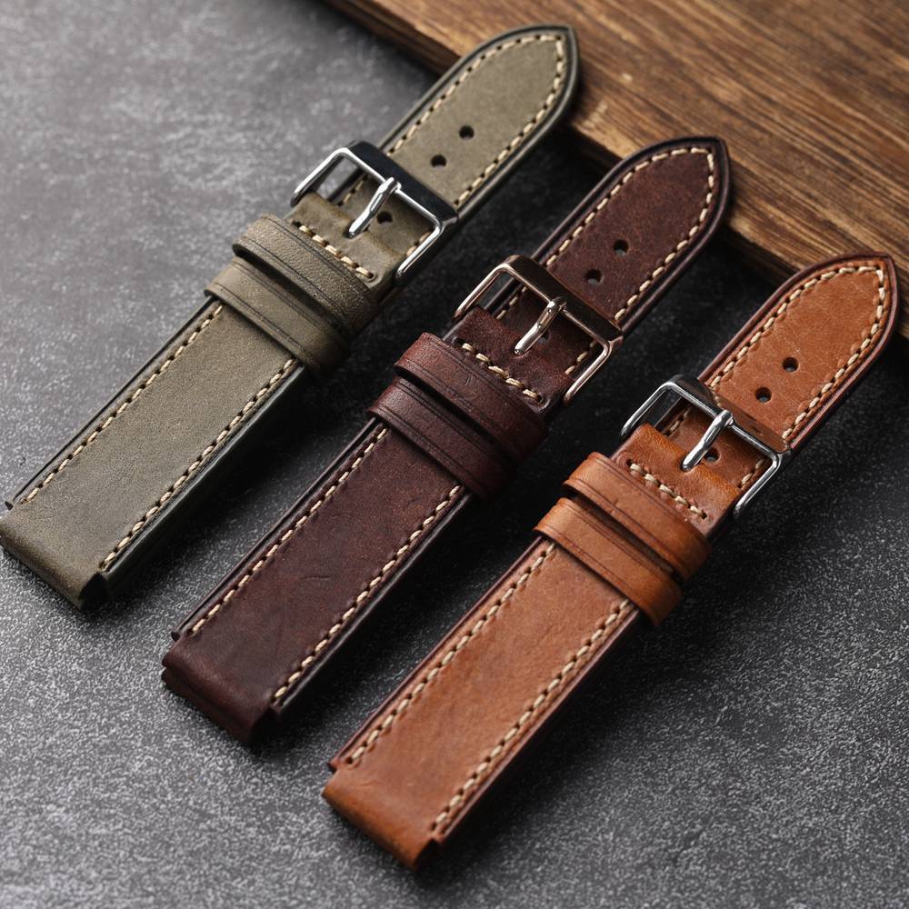 เหมาะสําหรับ Casio Small Square AE1200/1300/F91W/W218/F108 Bump Leather Strap 18MM Male