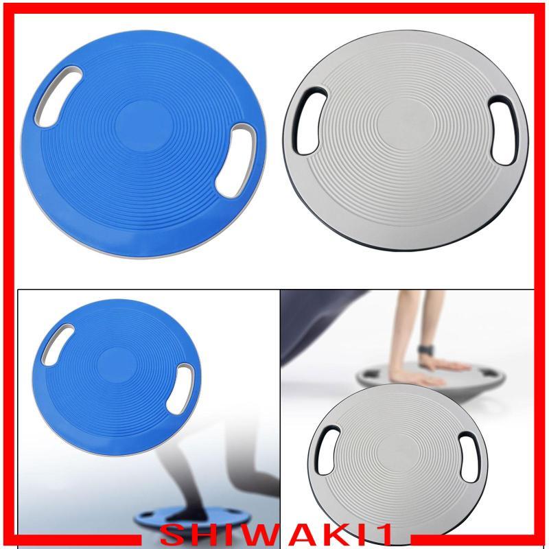 [Shiwaki1] TPE Wobble Board Fitness Trainer Core Strength Balance Platform สําหรับโยคะหน้าแรก Cardio