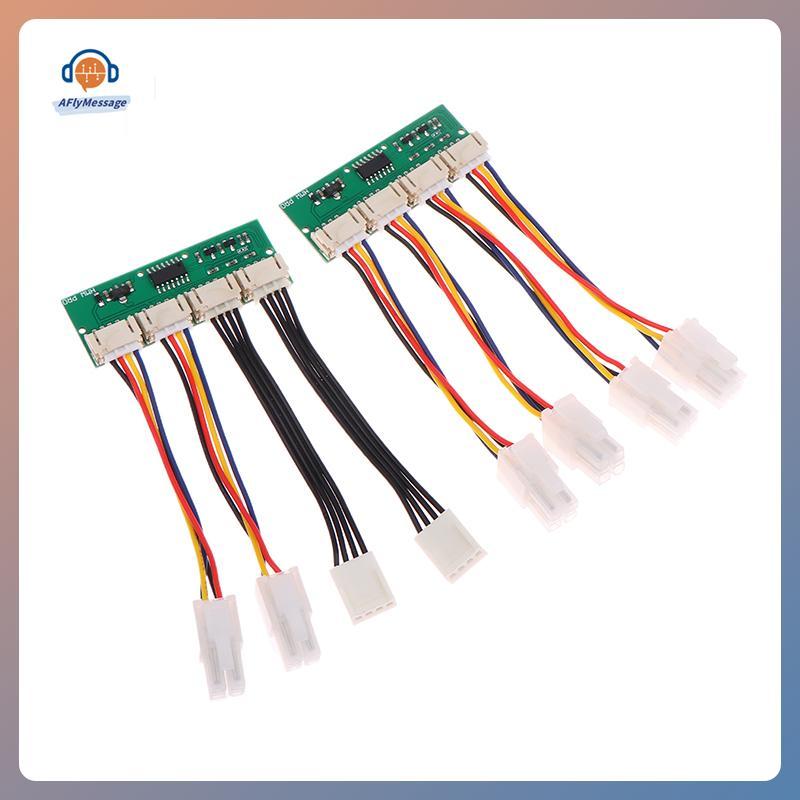AFl 12V 4-in-1 Square 4Pin พัดลมจําลองจําลองจําลองจําลองพิเศษสําหรับ Antminer S21 S19kpro T21 KS5 KS