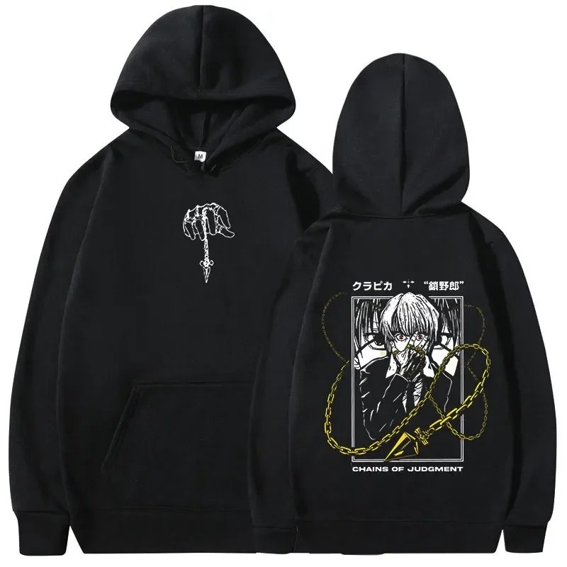 ใหม่ Anime Hunter X Hunter Kurapika มังงะพิมพ์ Hoodie เสื้อกันหนาวผู้ชายและผู้หญิง Hoodie ชายเสื้อกี