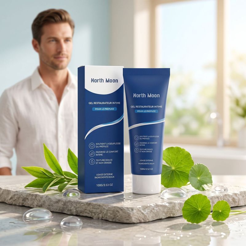 NORTH MOON Mens Care Gel Care สําหรับผู้ชายผิวทุกวัน Light Apply Massage Care Q0830