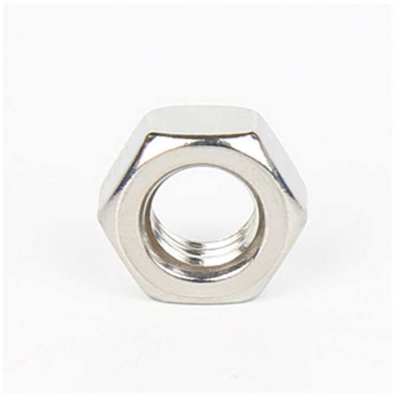 201 สแตนเลสสตีล Hex Nut M3-M30 DIN934 Hex Fastening Nut สแตนเลสสตีล Hex Nut