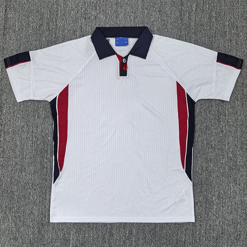 98 Short-Sleeved England Jersey Retro Home Away s-2xl World Cup Football Jersey Football L8HD
