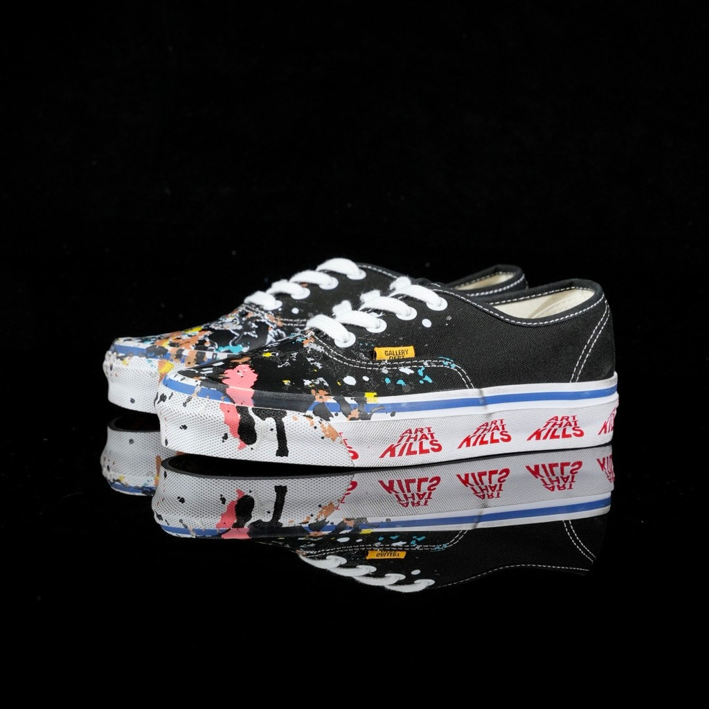 Vans Gallery Dept OTW รองเท้าลําลองส้นเตี้ยสีดํา