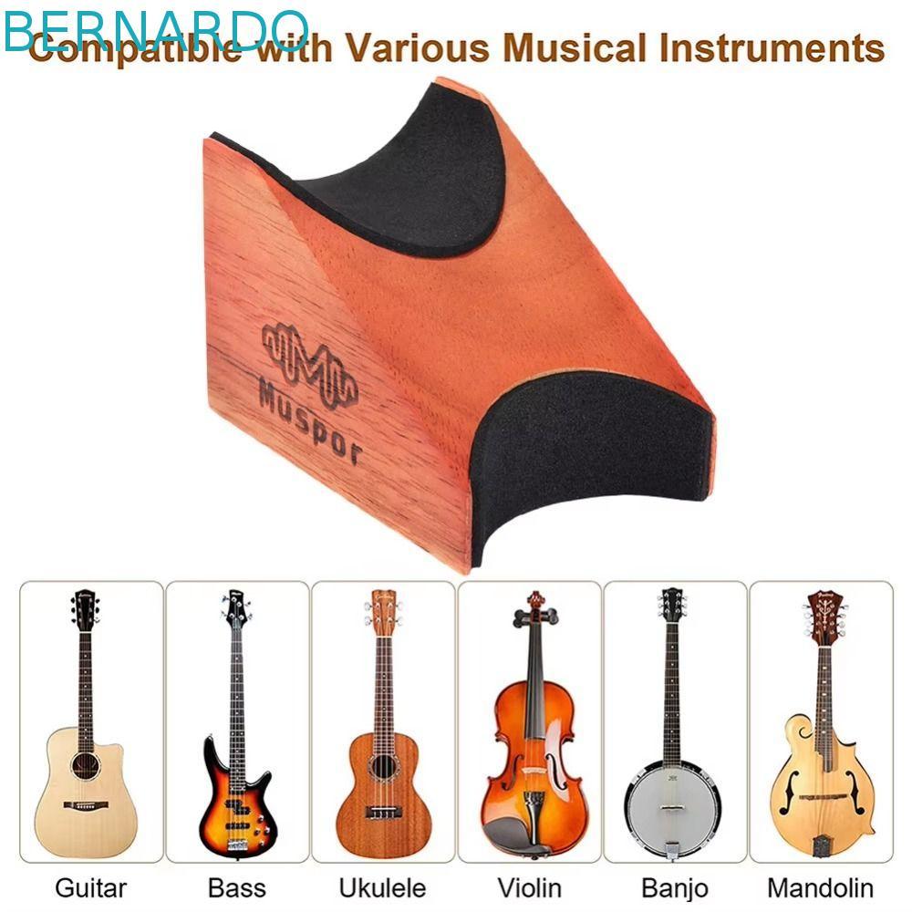 BERNARDO วงเล็บคอไม้กีต้าร์, หมอนพยุงคอกีตาร์มัลติฟังก์ชั่น, Stable Professional Electric Acoustic B