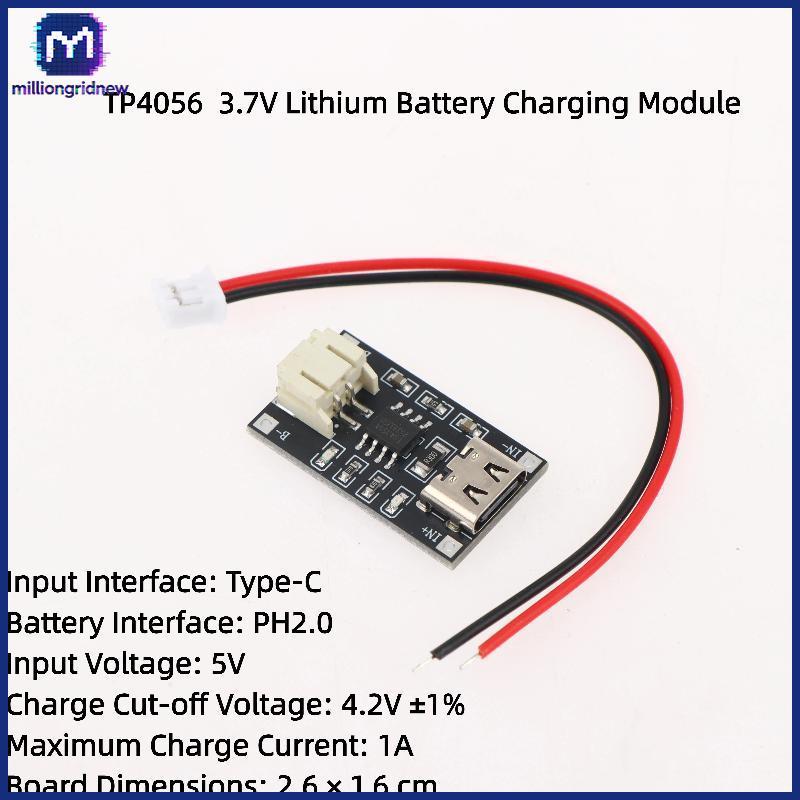 [ล้านgridnew] TP4056 1A 3. โมดูลชาร์จ 7V พร้อม PH2 ที่เชื่อถือได้สําหรับการจัดการที่ปลอดภัย WQL