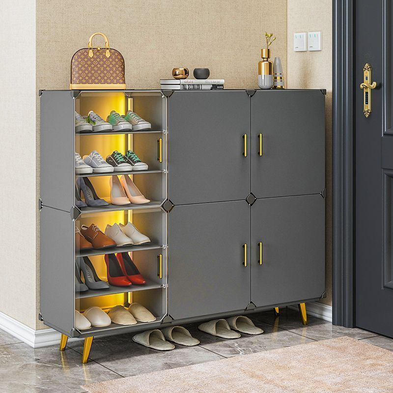 Household Dust-proof Storage Cabinet Large-capacity Shoe Rack Outdoor Plastic Cabinet