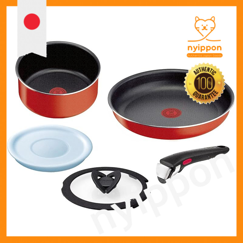 T-fal Ingenio Paprika Red Set 5