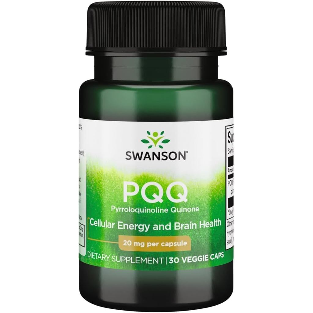 Swanson Pqq Pyrroloquinoline Quinone 20 mg, 30 Veg Capsules
