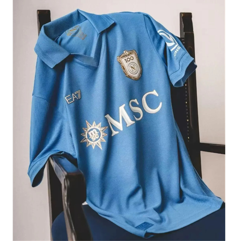 Napoli Jersey 26/27 เสื้อฟุตบอลบ้านใหม่ แฟน ๆ ฉบับที่