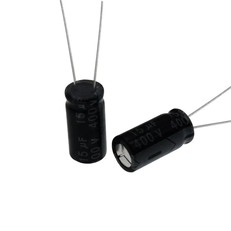 Ly 20pcs 400V 15uF 400Volt 15MFD ตัวเก็บประจุอลูมิเนียมอิเล็กโทรลีติค 10*17 มม. Radial 15mf400v 15uf
