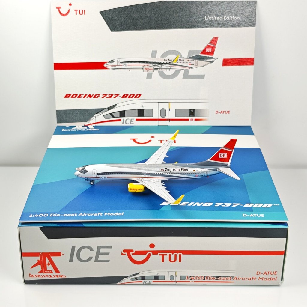 AeroPolaris 1: 400 TUE Airlines B737-800 D-ATUE โลหะผสมทาสีสูงของเยอรมัน