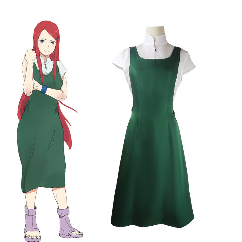 NARUTO NARUTO แม่ Uzumaki Kushina คอสเพลย์เครื่องแต่งกาย NARUTO Uzumaki Kushina คอสเพลย์เครื่องแต่งก