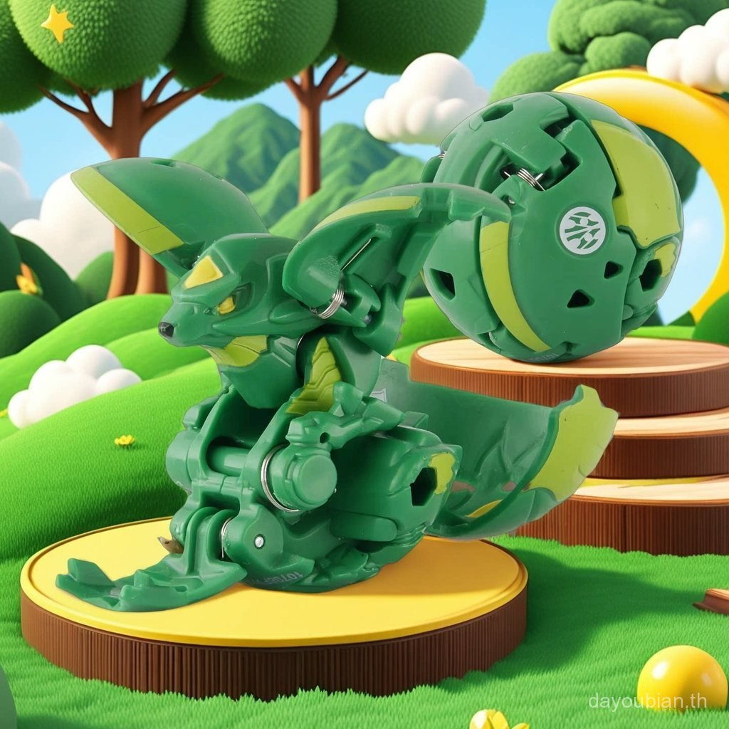 Sega BAKUGAN Boy BAKUGAN เพชรของแท้ Fox อัพเกรด BAKUGAN Ejection Battle ของเล่นสามเหลี่ยมสกรู