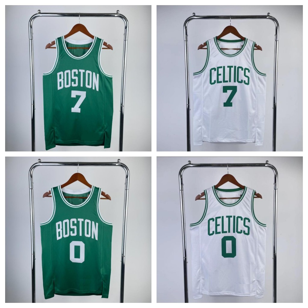 [กดร้อน]เสื้อบาสเก็ตบอล Boston Celtics Tatum George Irving Brown City edition Jersey Vest
