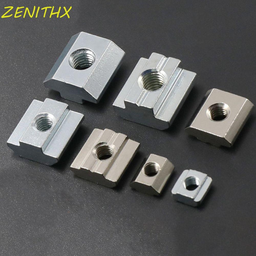 ZENITHX Hammer Nut 2020 3030 4040 4545 T Block Square T-Track เลื่อนสําหรับ Fastener