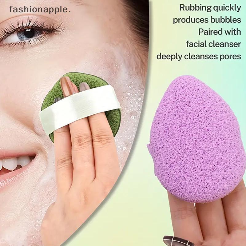 Form & Art 3 ชิ้นทําความสะอาดผิวหน้าพัฟผิวนุ่ม Fast Foaming Deep Clean Hygienic Facial Face Washing 