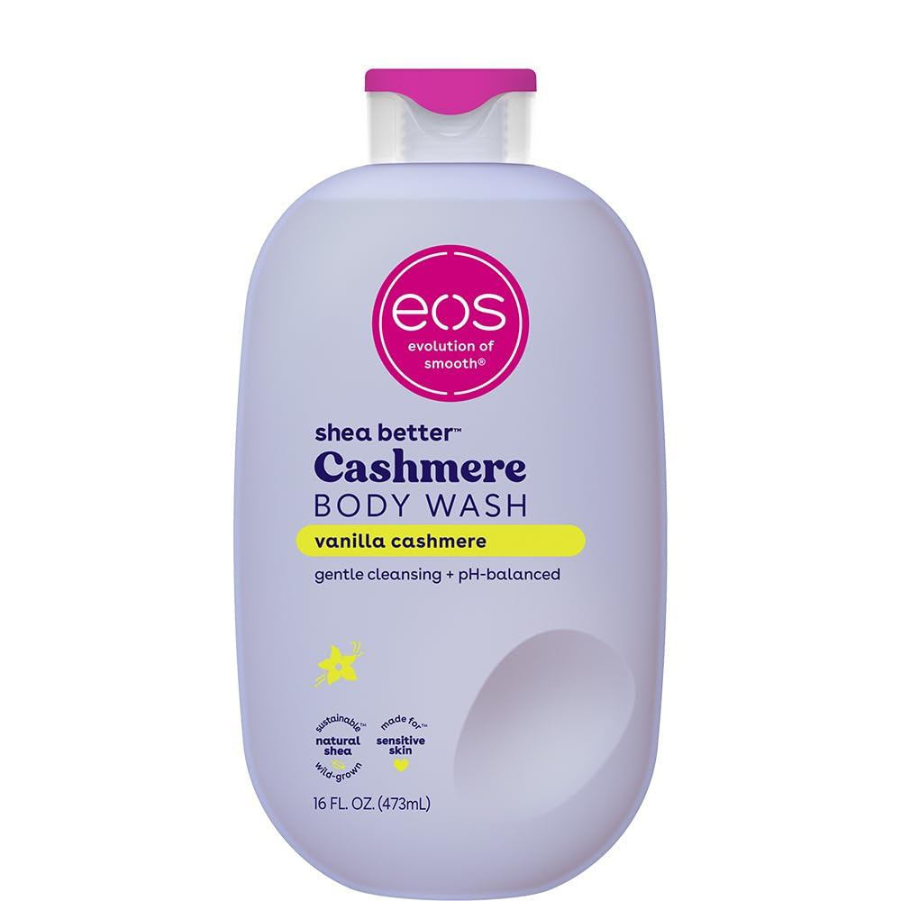 Eos Shower Gel,รสวานิลลา,สูตรเจลเพิ่มความชุ่มชื้น,บรรจุเชียบัตเตอร์GlycerolVitamin E,pH Value Balanc