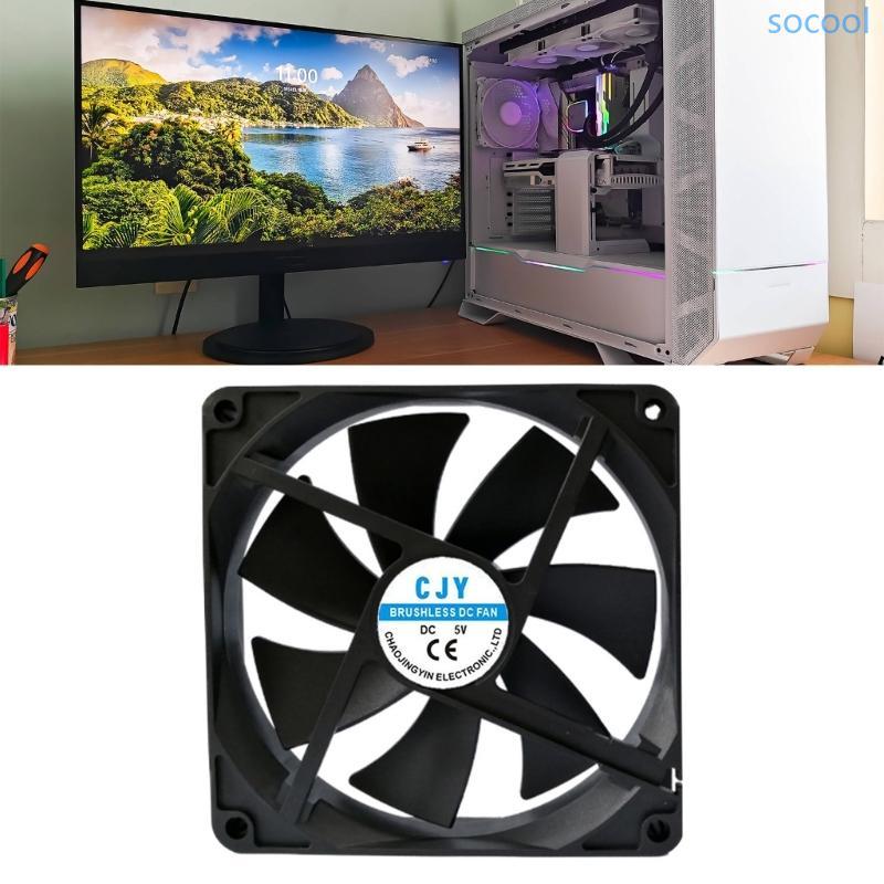 Soc* 14025 5V-24V พัดลม Optimized Airflow สําหรับอุปกรณ์ขนาดเล็กและเซิร์ฟเวอร์ตู้ระบายความร้อน