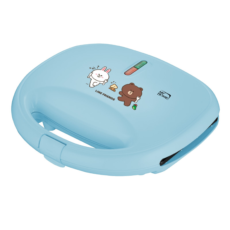MY HOME เครื่องทำแซนวิช SW243 สีเหลือง 2 ช่อง 5 ระดับความร้อน