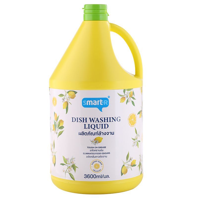 สมาร์ทเตอร์น้ำยาล้างจานกลิ่นมะนาว 3600มล. Smarter Dish Washing Liquid Lemon Scented 3600ml.