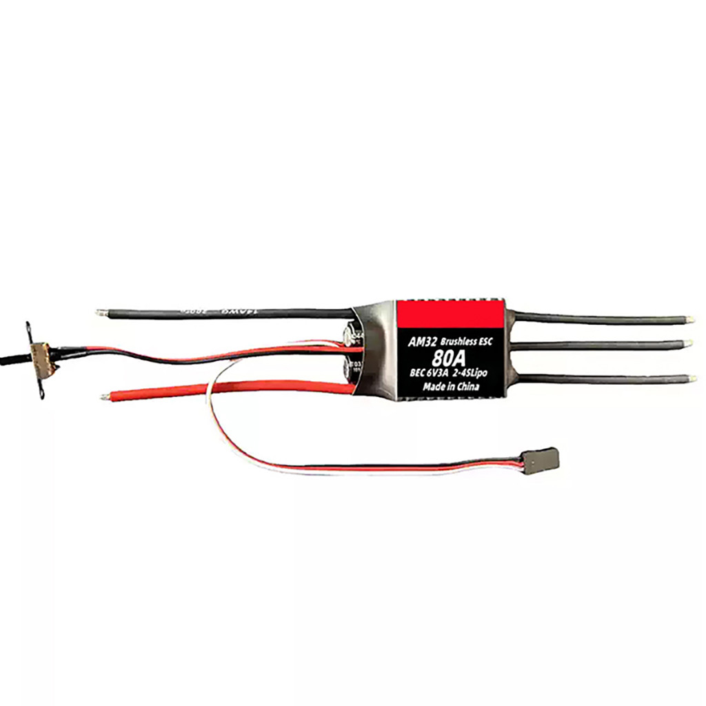 QWINOUT AM32 2S-4S 80A Brushless ESC รองรับ PWM DSHOT สัญญาณสําหรับ FPV ของเล่นเครื่องบินรถออฟโรดรถแ