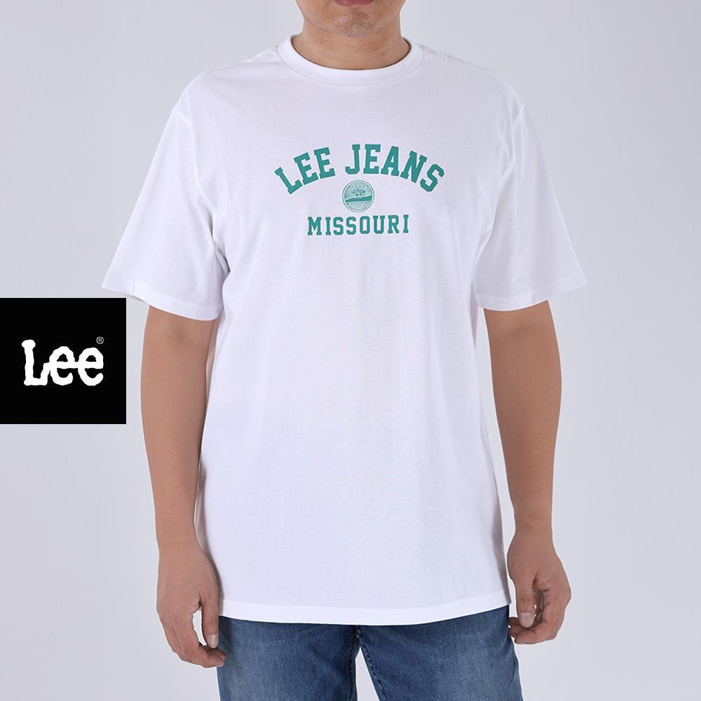 LEE เสื้อยืดแขนสั้นผู้ชาย รุ่น LE S326MTSSF32 สีขาว