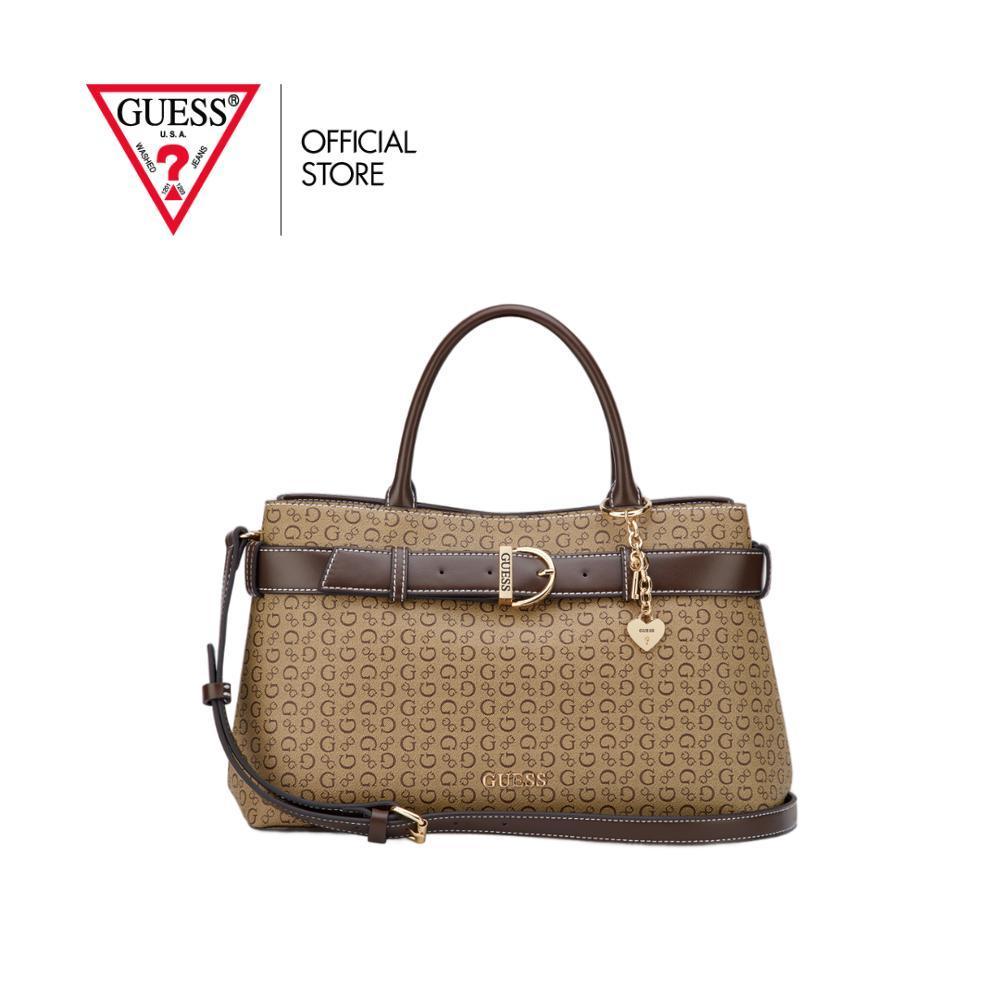 GUESS กระเป๋า รุ่น SG273406 ALEXIS SATCHEL - สีน้ำตาล