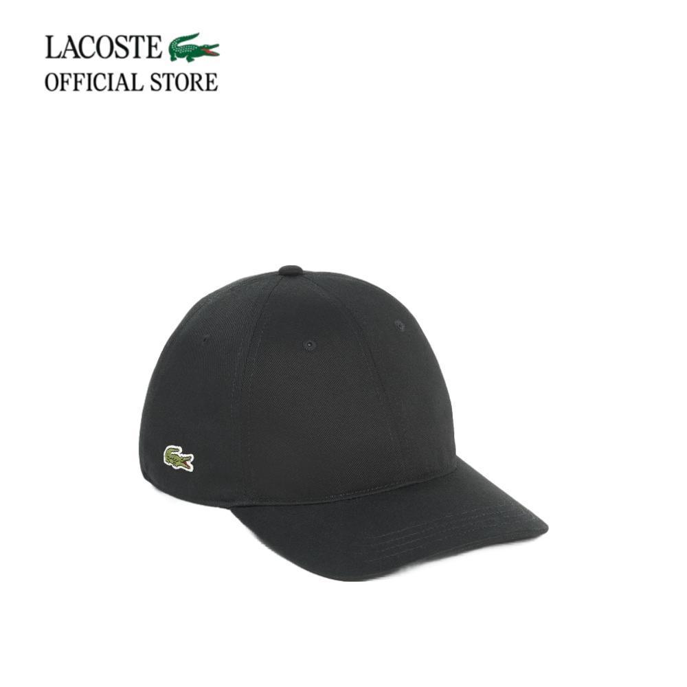 LACOSTE หมวกผู้ใหญ่ COTTON TWILL CAP รุ่น RK7384 - NOIR