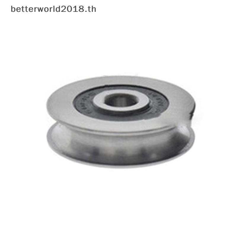 [bet] 6*30*8 มม.คุณภาพสูงเชือกลวด Groove Bearing Pulley สําหรับประตูหน้าต่างเลื่อน Track Roller Pull