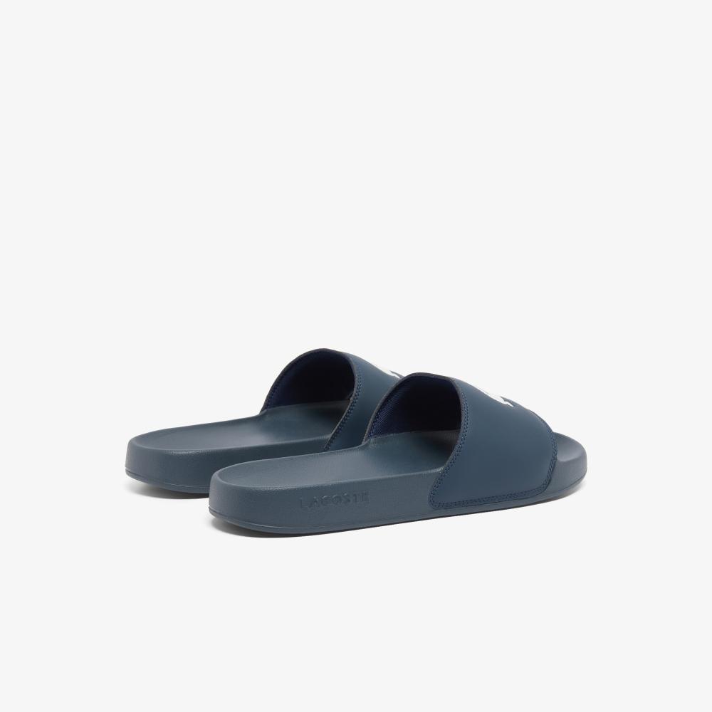 LACOSTE شبشب رجالي Serve Slide — أزرق — صورة 3