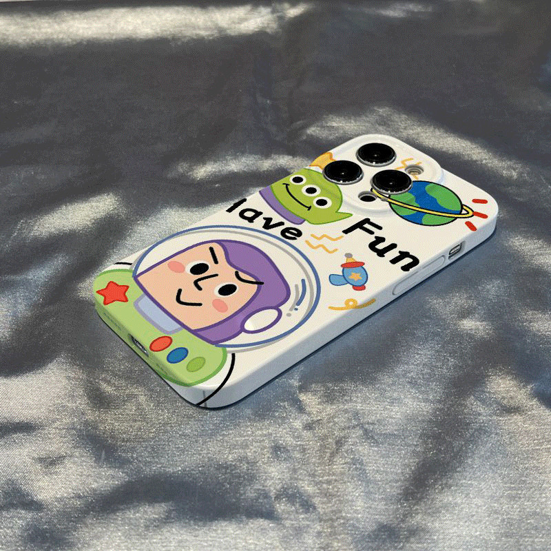 รุ่น Q Childlike การ์ตูน Mobilization เคสโทรศัพท์ใช้งานร่วมกับ iPhone 17PROMAX 17PRO ป้องกันรวมทุกอย