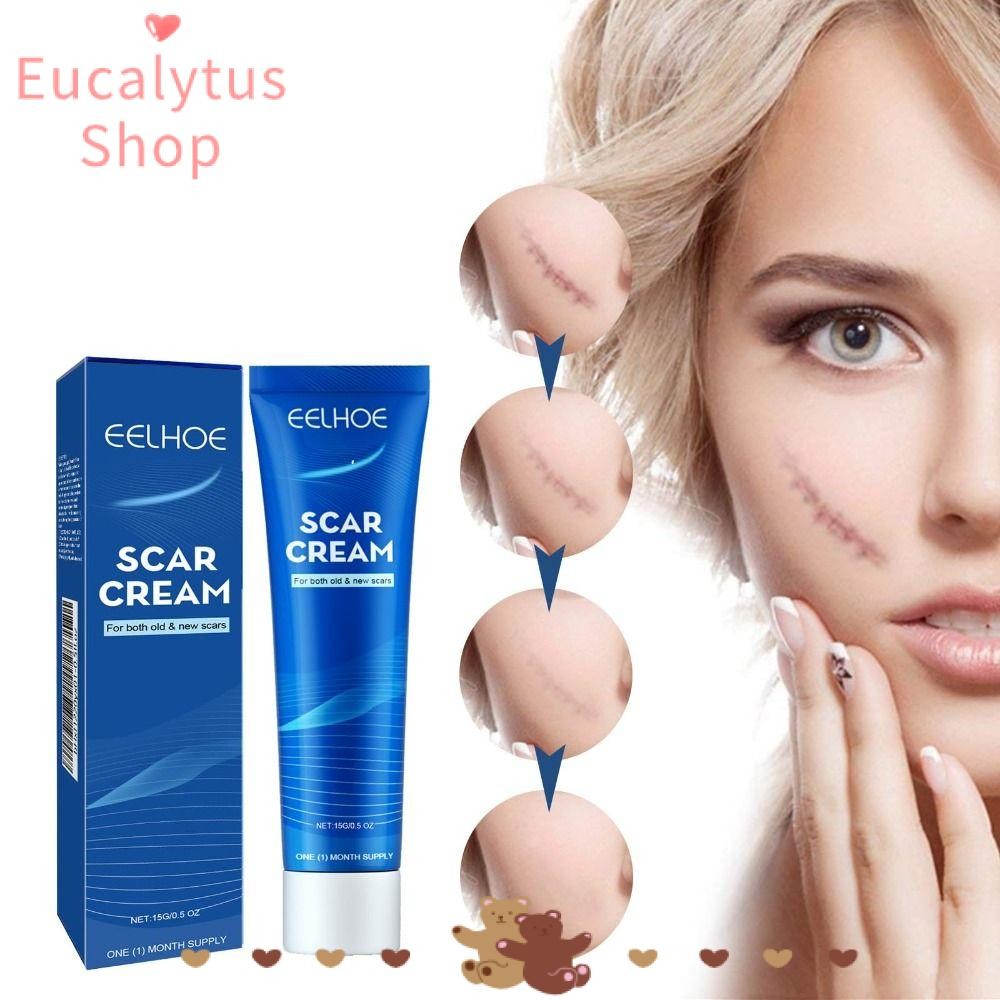 EUCALYTUSS Scar Cream, Pure Natural Gentle Scar Gel, Hot 0.53oz Moisturizing Smoothing Plant Extract