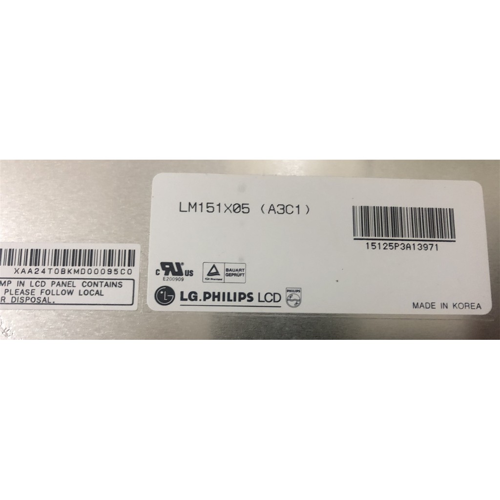 Original LM151X05-A3C1 LM151X05-A3 LM151X05-B2 LM151X2-C2TH หน้าจอ LCD