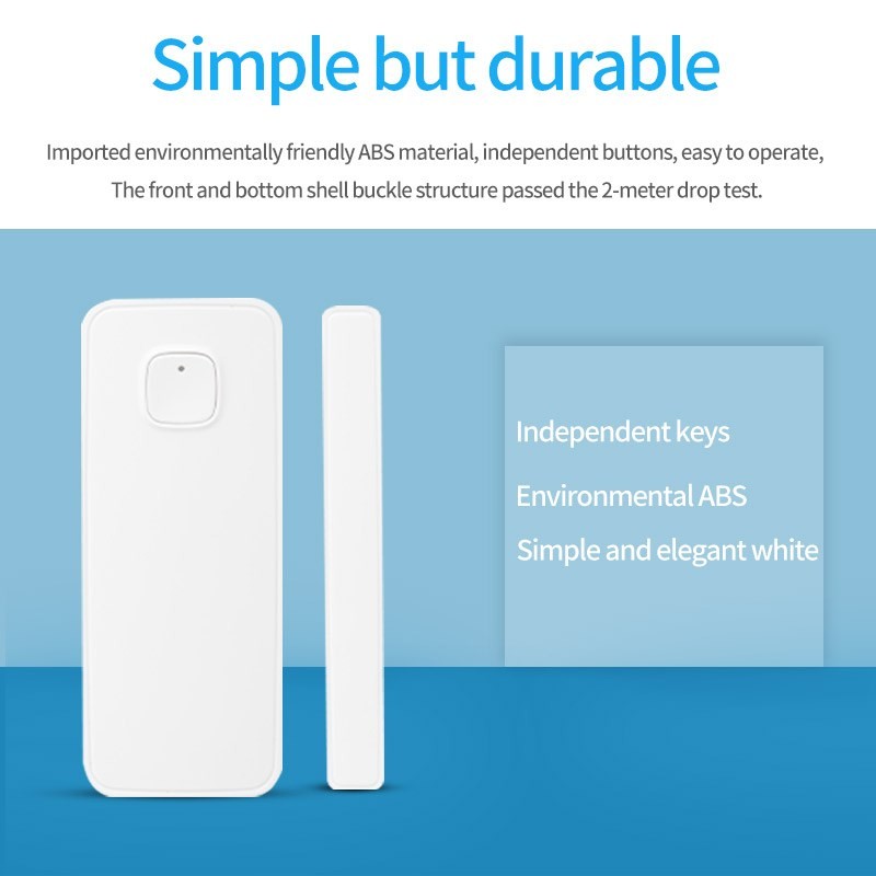 Ewelink WIFI เซ็นเซอร์ประตู APP ควบคุมประตู Security Alarm Mag