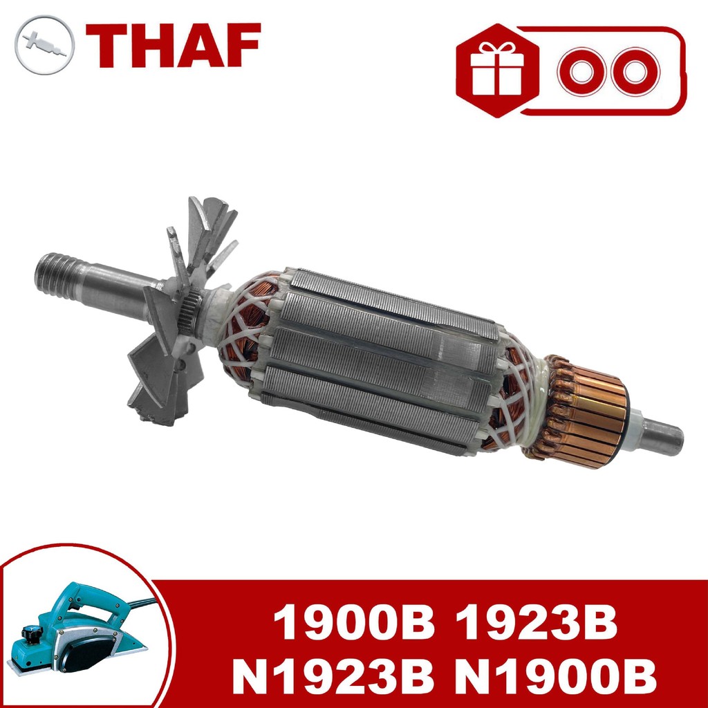 เหมาะสําหรับ Muke กบไฟฟ้า 1900B 1923B N1923B N1900B MT190 โรเตอร์