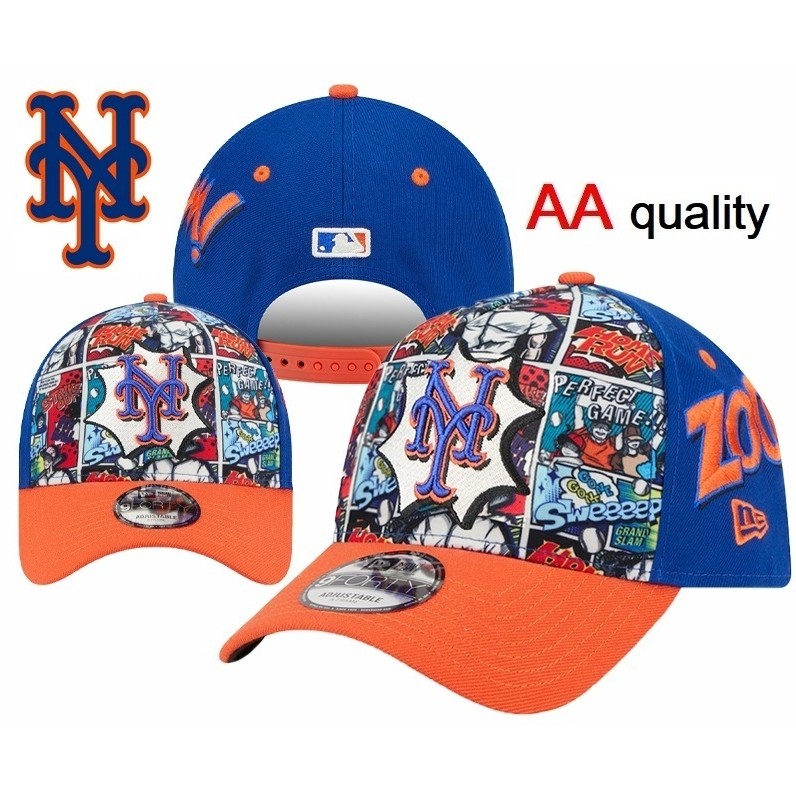 หมวกเบสบอล New York Mets 59FIFTY Low Profile จาก New Era ดูดซับเหงื่อและปรับไซต์ได้