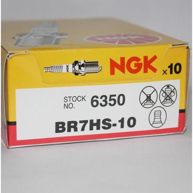 หัวเทียน NGK BR7HS-10 เหมาะสําหรับ Two-Chong เรือแขวนปลั๊กรถจักรยานยนต์เรือ Speedboat ปลั๊กนอก B7HS-