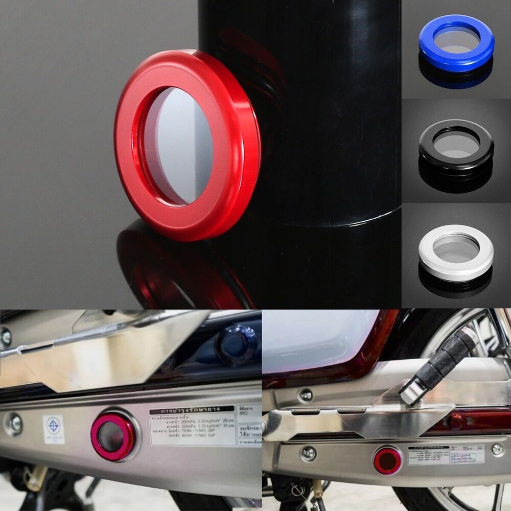 GFor Honda Super Cub C125 2019-2024 CNC Transparen Stopper Plug Chain Cover