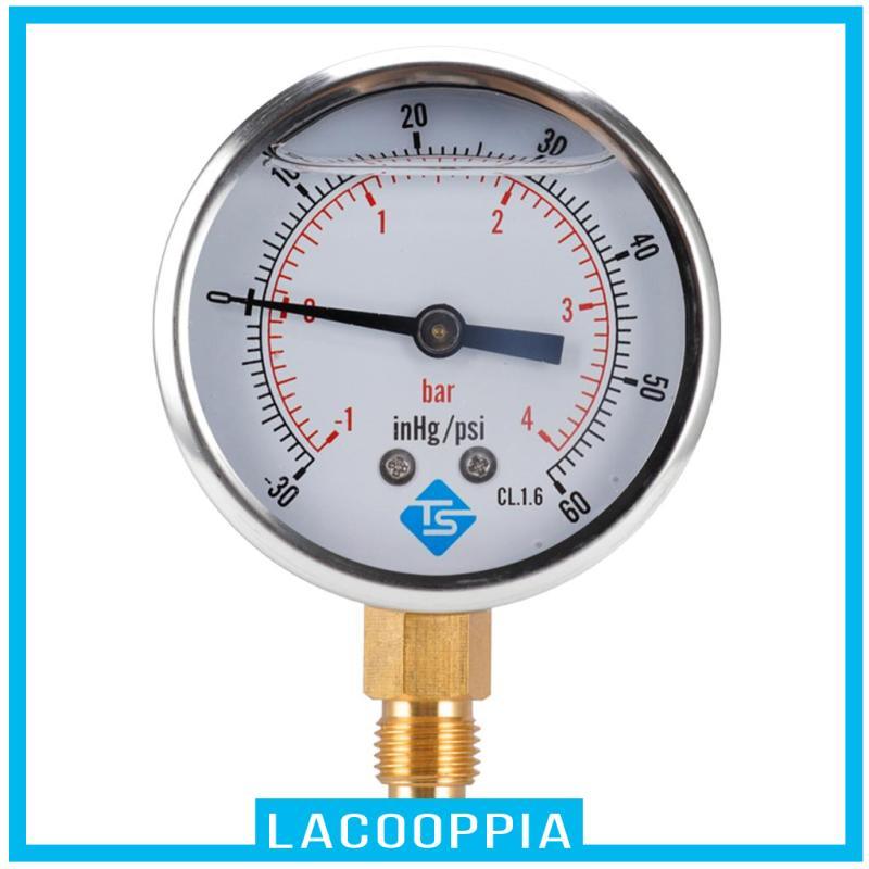 [Lacooppia] เคสมาตรวัดสูญญากาศ S/S 68mm , -1-1 Bar &-30-15Hg , -10bar,-30-150hg/psi A